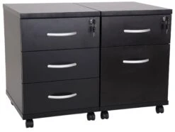 Karbon Mobile Under Desk Pedestals 25 Karbon Mobile Under Desk Pedestals -Silverline Sales Store 103283