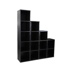 Karbon Narrow Bookcases -Silverline Sales Store 104244