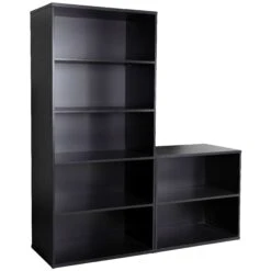 Karbon Large Volume Bookcases -Silverline Sales Store 104282