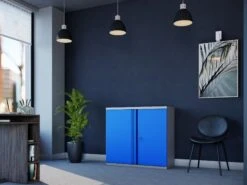 Phoenix SCL Series Steel Storage Cupboards - 2 Door 1 Shelf With Key Lock