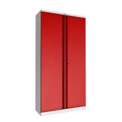 Phoenix SCL Series Steel Storage Cupboards - 2 Door 4 Shelf With Key Lock -Silverline Sales Store 104714