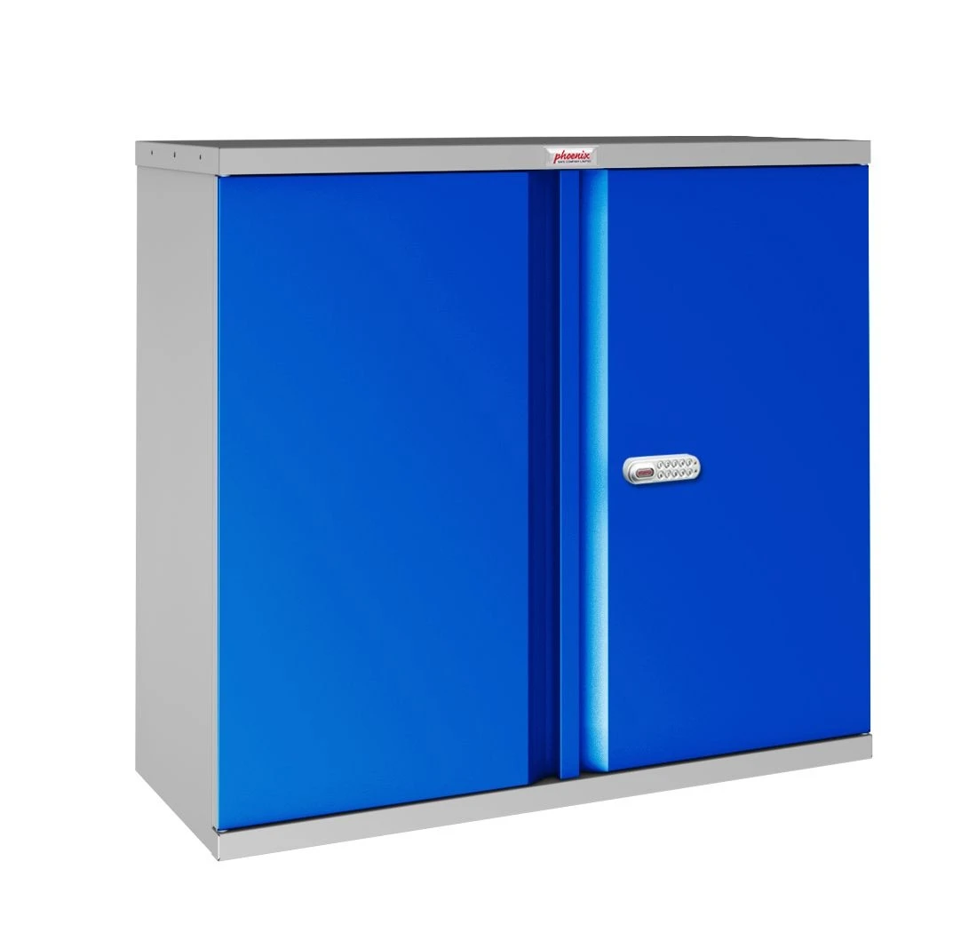 Phoenix SCL Series Steel Storage Cupboards - 2 Door 1 Shelf With Electronic Lock 4 Phoenix SCL Series Steel Storage Cupboards - 2 Door 1 Shelf With Electronic Lock - Image 2