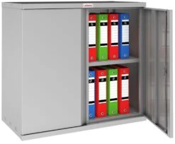 Phoenix SC Series Steel Storage Cupboards - 2 Door Cupboard 1 Shelf With Electronic Lock -Silverline Sales Store 104805