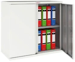 Phoenix SC Series Steel Storage Cupboards - 2 Door Cupboard 1 Shelf With Electronic Lock -Silverline Sales Store 104807