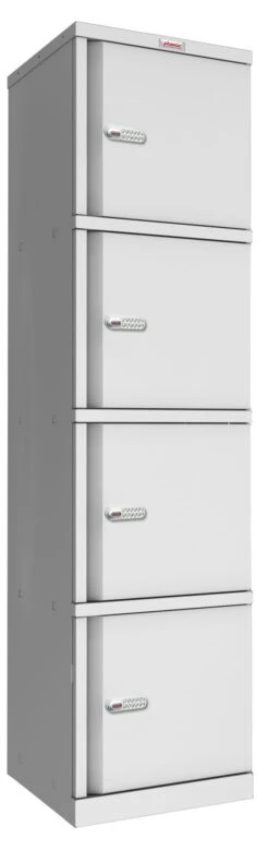 Phoenix SC Series Steel Storage Cupboards - 4 Door Cupboard With Electronic Lock
