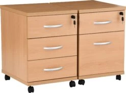 Karbon Mobile Under Desk Pedestals 24 Karbon Mobile Under Desk Pedestals -Silverline Sales Store 105203