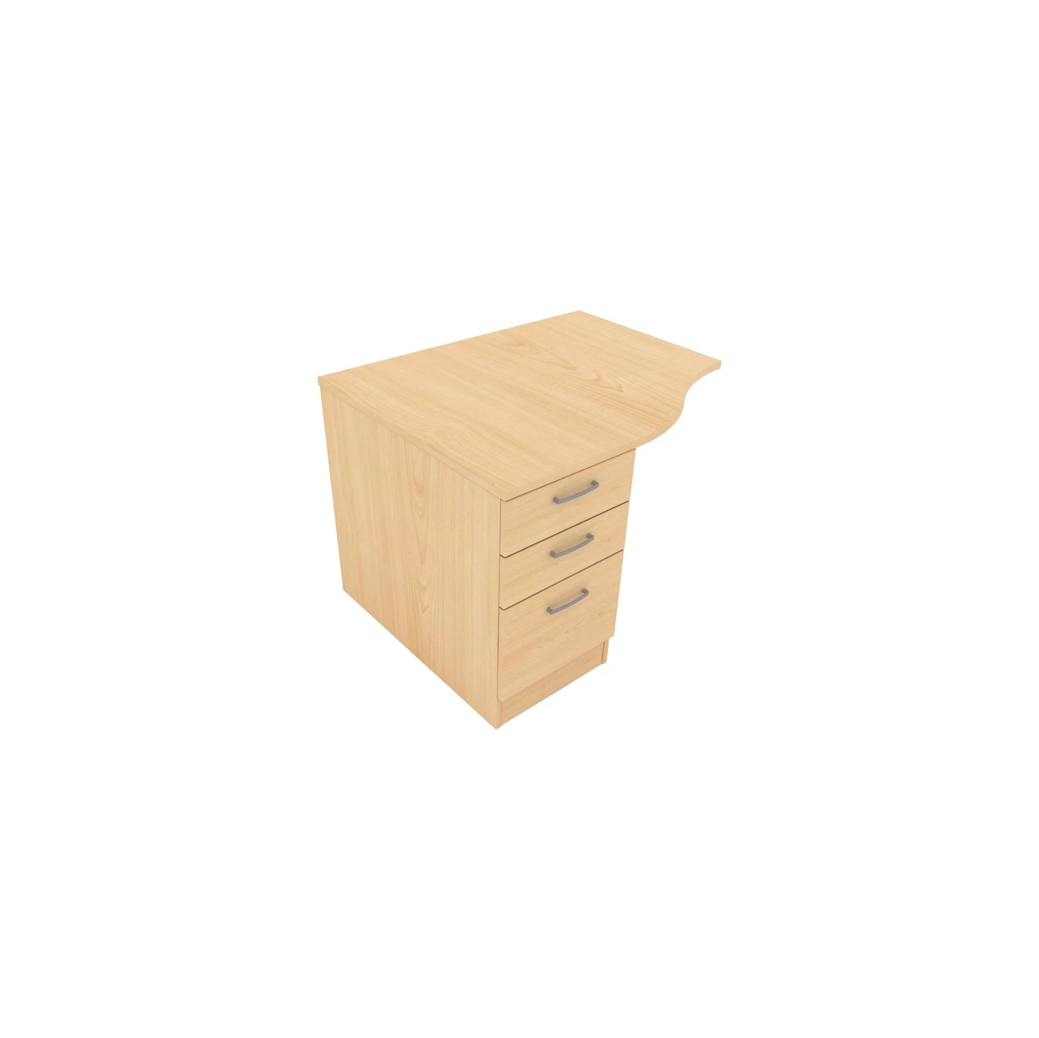 Elite Desk High Curved Extension Pedestal 4 Elite Desk High Curved Extension Pedestal - Image 2