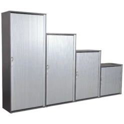Karbon Tambour Door Wooden Office Cupboards 15 Karbon Tambour Door Wooden Office Cupboards -Silverline Sales Store 107121