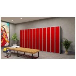 Phoenix PL Series Personal Lockers - 1 Door 1 Column With Key Lock -Silverline Sales Store 107798