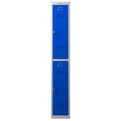 Phoenix PL Series Personal Lockers - 2 Door 1 Column With Key Lock -Silverline Sales Store 107831