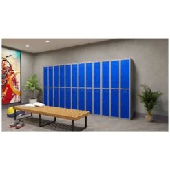 Phoenix PL Series Personal Lockers - 2 Door 1 Column With Key Lock -Silverline Sales Store 107832