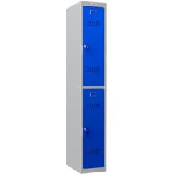 Phoenix PL Series Personal Lockers - 2 Door 1 Column With Key Lock -Silverline Sales Store 107833
