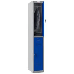 Phoenix PL Series Personal Lockers - 2 Door 1 Column With Key Lock -Silverline Sales Store 107834