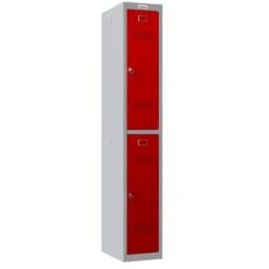 Phoenix PL Series Personal Lockers - 2 Door 1 Column With Key Lock -Silverline Sales Store 107840