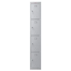 Phoenix PL Series Personal Lockers - 4 Door 1 Column With Key Lock -Silverline Sales Store 107858