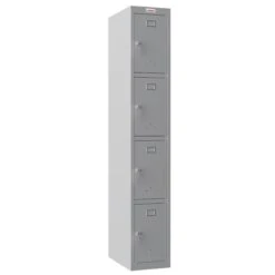 Phoenix PL Series Personal Lockers - 4 Door 1 Column With Key Lock