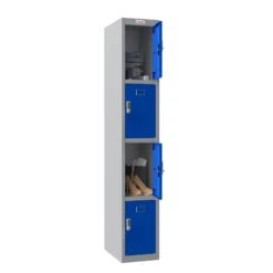 Phoenix PL Series Personal Lockers - 4 Door 1 Column With Electronic Lock -Silverline Sales Store 108039