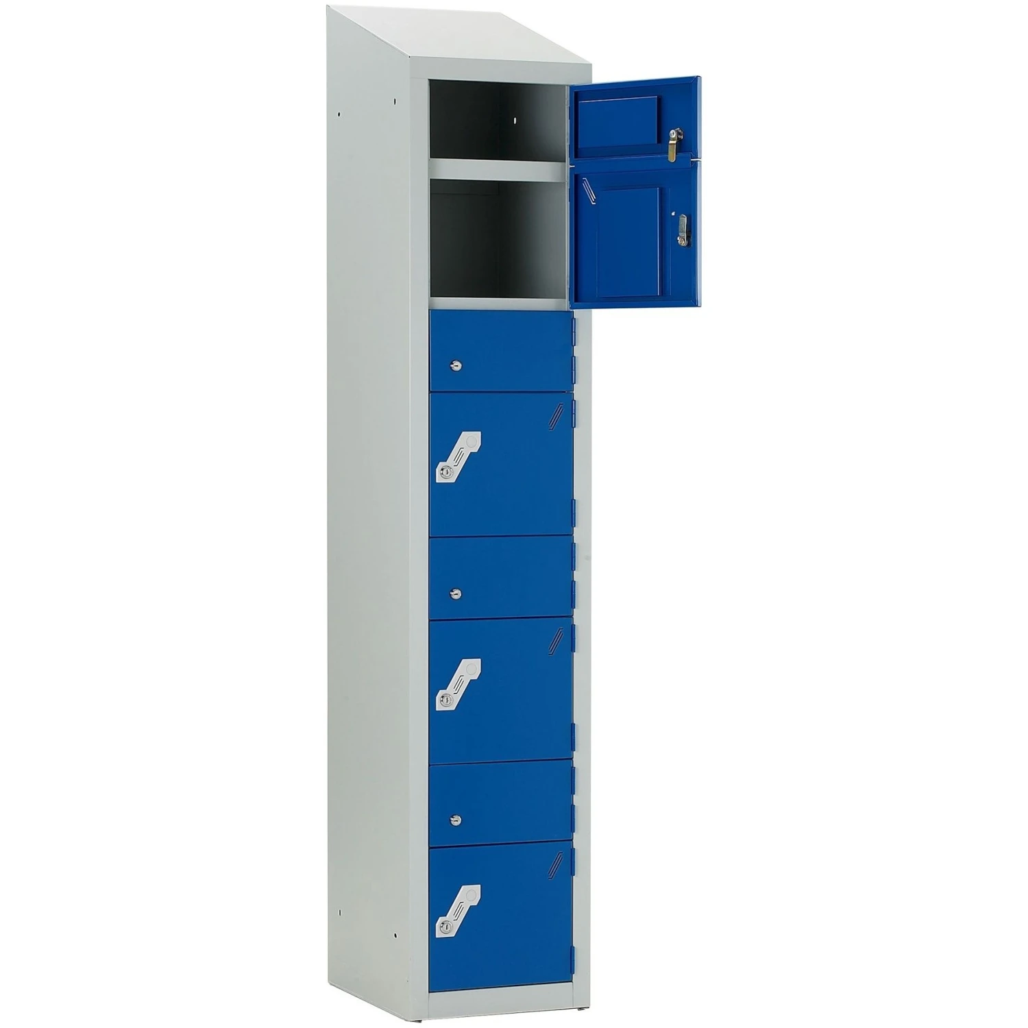 Fully Welded Workwear Lockers With Sloping Top 8 Fully Welded Workwear Lockers With Sloping Top - Image 6
