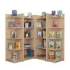 Small Corner Library Bookcase