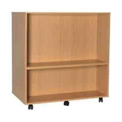 Mobile Double Sided Library Bookcase -Silverline Sales Store 115699