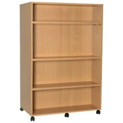 Mobile Double Sided Library Bookcase -Silverline Sales Store 115701
