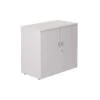 NEXT DAY Commerce II White Office Cupboards -Silverline Sales Store 116647