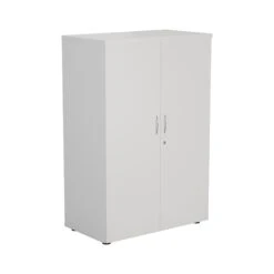 NEXT DAY Commerce II White Office Cupboards -Silverline Sales Store 116649