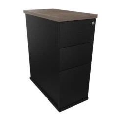 Presence Narrow Desk High Pedestals -Silverline Sales Store 117232