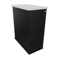 Presence Narrow Desk High Pedestals -Silverline Sales Store 117236