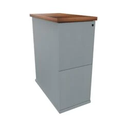 Presence Narrow Desk High Pedestals -Silverline Sales Store 117292