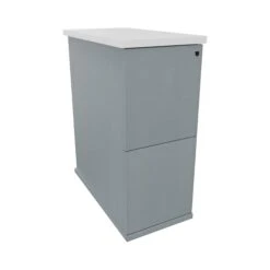 Presence Narrow Desk High Pedestals -Silverline Sales Store 117293