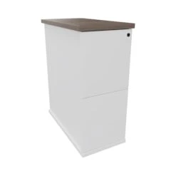 Presence Narrow Desk High Pedestals -Silverline Sales Store 117294